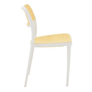 Westley chair white polypropylene 55x47x81cm
