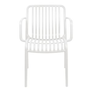 Chair Zoi Pp in white 55.5x57.5x79