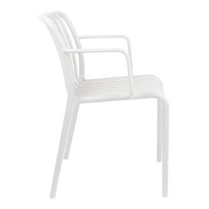 Chair Zoi Pp in white 55.5x57.5x79