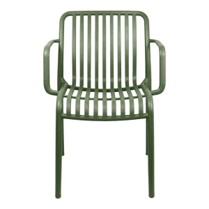 Zoi Pp chair in dark green shade 55.5x57.5x79cm