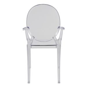 Acrylic chair with armrests Aramis Clive Hm0169