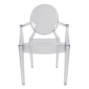 Acrylic chair with armrests Aramis Clive Hm0169