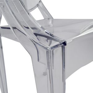 Acrylic chair with armrests Aramis Clive Hm0169