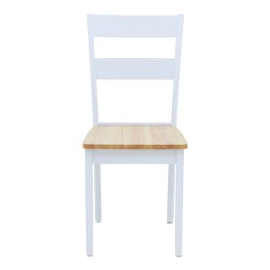 Chair in white-natural shade 39.5x47.5x89cm