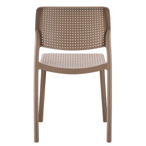 Comfee outdoor chair, polypropylene, cappuccino 41x57x82hcm Hm6101,04