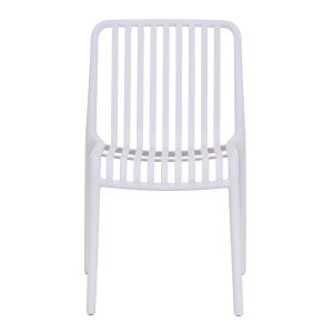 Outdoor chair Convee, polypropylene, white 52.5x44.5x79hcm Hm6104.01