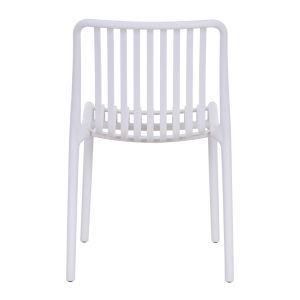 Outdoor chair Convee, polypropylene, white 52.5x44.5x79hcm Hm6104.01