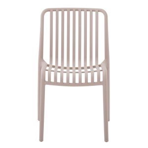 Outdoor chair Convee, polypropylene, cappuccino 52.5x44.5x79hcm Hm6104.04