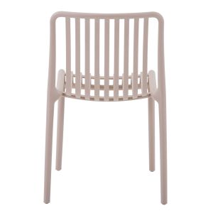 Outdoor chair Convee, polypropylene, cappuccino 52.5x44.5x79hcm Hm6104.04