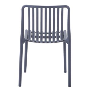 Outdoor chair Convee, polypropylene, gray 52.5x44.5x79hcm Hm6104.03