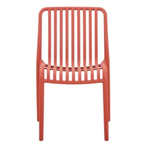 Outdoor chair Convee, polypropylene, red 52.5x44.5x79hcm Hm6104.05