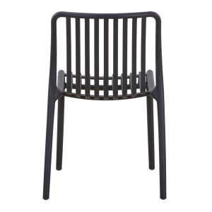 Outdoor chair Convee, polypropylene, black 52.5x44.5x79hcm Hm6104.02