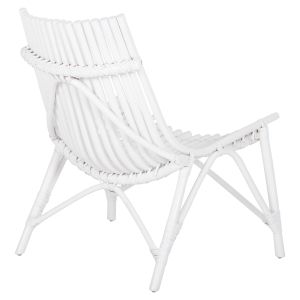 Outdoor chair Cellion Hm9812,03 rattan poles in white color 76x72x83hcm