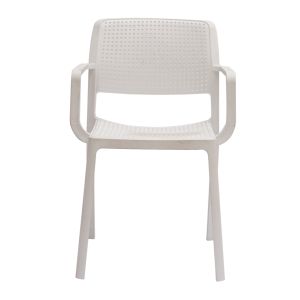 Outdoor chair Comfee Hm6102.01 polypropylene in white 54x57x83hcm