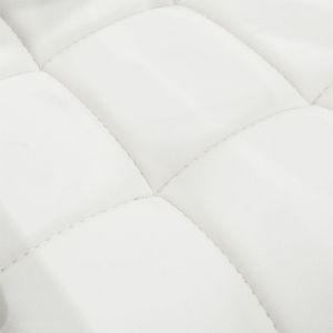Guest chair Otlen white pu-chrome leg 47x45x87cm