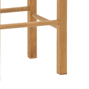 Chair for restaurants and homes Oligor-charchie walnut wood seagrass seat 35x35x78cm