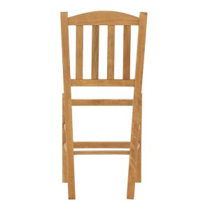 Damnir coffee chair solid beech with polished walnut surface 41x42x92cm