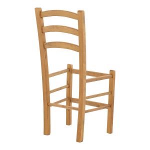Marf coffee chair solid beech with polished walnut surface 41x42x92cm
