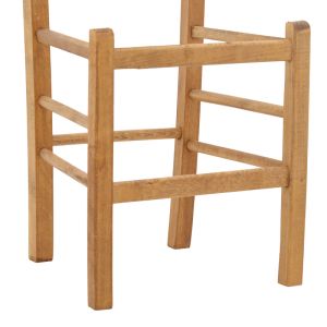 Marf coffee chair solid beech with polished walnut surface 41x42x92cm