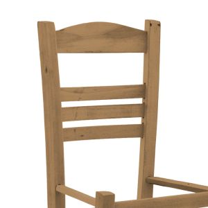 Ronson coffee chair walnut wood 42x40x89cm