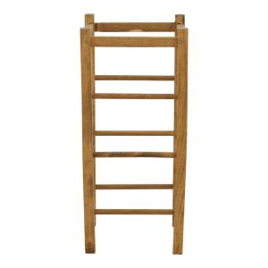 Coffee chair without width Bodier walnut wood 35x35x78cm