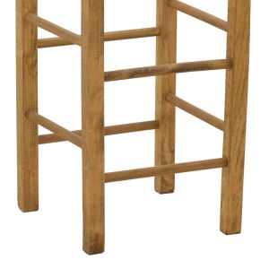 Coffee chair without width Bodier walnut wood 35x35x78cm