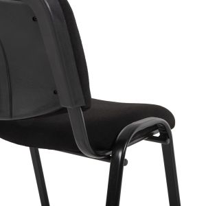Janisha Homemarkt collaboration chair, black fabric 53.5x59x77hcm HM1010.11