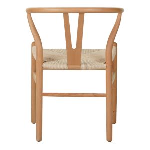 Rubber wood chair, natural shade 50x51x80cm
