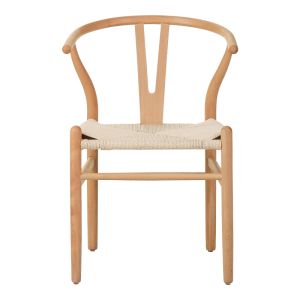 Rubber wood chair, natural shade 50x51x80cm