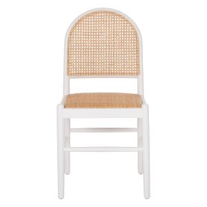 Chair made of natural beech wood and rattan Hm9407,03