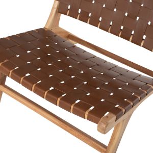Solid teak chair Felipe 65χ78χ68h Hm9384,01