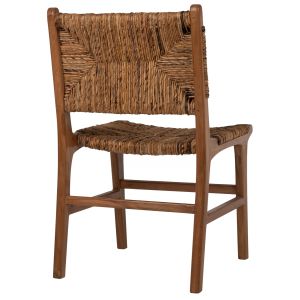 Solid teak chair Hm9399.11 in natural color 51x60.5x88hcm