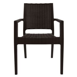 Polypropylene chair dark brown Hm5134.09