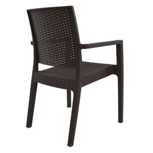 Polypropylene chair dark brown Hm5134.09