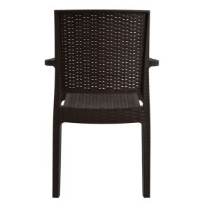 Polypropylene chair dark brown Hm5134.09