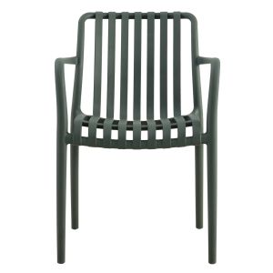 Polypropylene chair Tippy dark olive 55x55x81hcm Hm5940