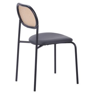 James rattan and metal chair