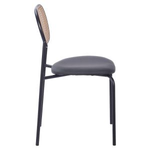 James rattan and metal chair
