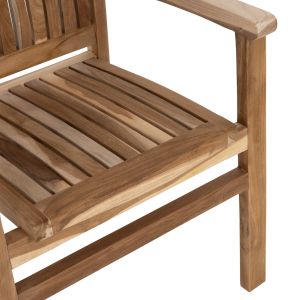 Dart Hm9781 Armchair Made of Teak Wood 61x59.5x91cm