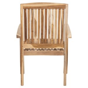 Dart Hm9781 Armchair Made of Teak Wood 61x59.5x91cm