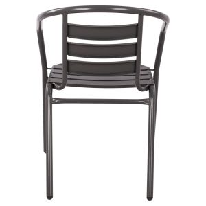 Chair with armrests Laura metal Hm5037,01
