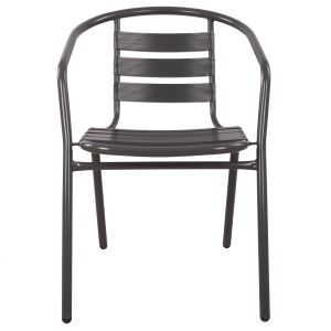 Chair with armrests Laura metal Hm5037,01