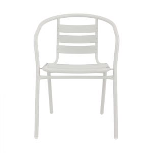 Chair with armrests Laura metal Hm5037,02 54x59x73cm