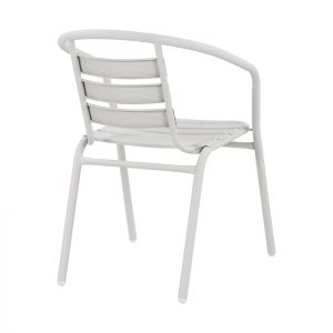 Chair with armrests Laura metal Hm5037,02 54x59x73cm