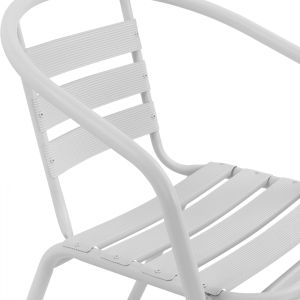 Chair with armrests Laura metal Hm5037,02 54x59x73cm