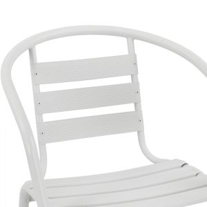 Chair with armrests Laura metal Hm5037,02 54x59x73cm