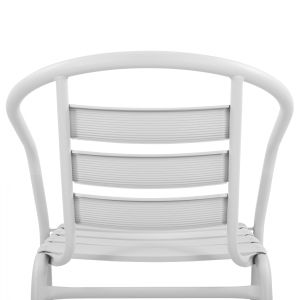 Chair with armrests Laura metal Hm5037,02 54x59x73cm