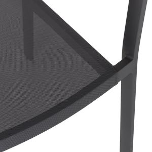 Chair with armrests aluminum and rattan Hm5891,01 56,5x60x78hcm