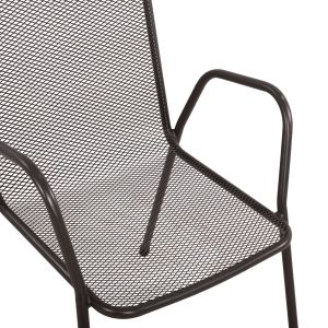 Chair with armrests metal Hm5005,01