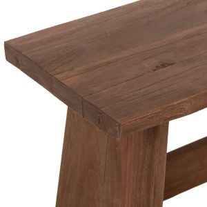 Chair Hm7901 made of solid wood in natural color - 40x25x29.5cm